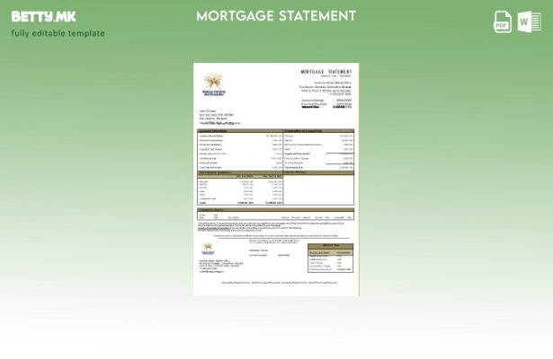 Модерен стил Еквадор Централна банка на Еквадор Банкарска изјава за хипотека шаб